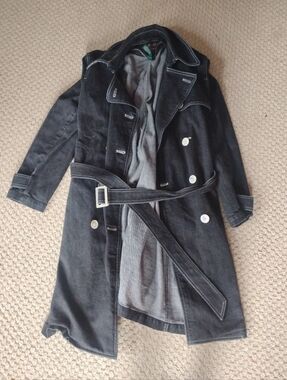 Large Ralph Lauren Women's Denim Trenchcoat